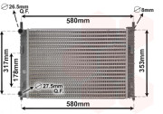 18002326 chladič 1.4TDCi AC 50035626 VAN WEZEL