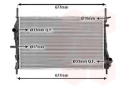 18002376 5/02- chladič 2.0TDDi (±AUT±AC), 2.0TDCi (±AUT±AC) [620*397*26] 18002376 VAN WEZEL