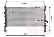 18002404 chladič 2.3i 16V, 2.2TDCi, 2.4TDCi 67138826 VAN WEZEL