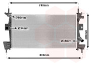 18002475 chladič 1.6i (±AC) 18002475 VAN WEZEL