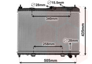 18002605 chladič 1.6Ti 18002605 VAN WEZEL