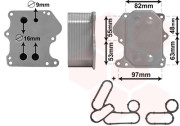 18003625 chladič oleje bez držáku filtru 2.2HDi/TDCi (pouze pro použití s kovovým olejovým filtrem) 18003625 VAN WEZEL