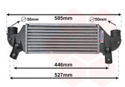 18004313 1/99-12/02 intercooler 1.8TDDi (±AC), 1.8TDCi (±AC) [338*127*76] 18004313 VAN WEZEL