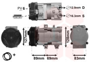 1800K322 kompresor klimatizace 2.0TDdi, 2.0TDCi, 2.2TDCi VAN WEZEL