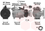 1800K391 kompresor klimatizace 1.8i 16V (±AUT), 2.0i 16V (±AUT) typ VISTEON VS16 1800K391 VAN WEZEL