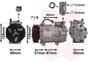 1800K468 kompresor klimatizace 1.6TDCi VAN WEZEL