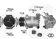 1800K586 kompresor klimatizace 1.0i 1800K586 VAN WEZEL