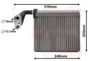 1800V426 VAN WEZEL výparník klimatizácie 1800V426 VAN WEZEL