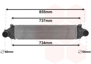 18014705 intercooler 2.0EcoBoost [660*150*63] 18014705 VAN WEZEL