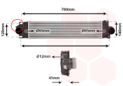 18014711 intercooler 1.0 EcoBoost 18014711 VAN WEZEL