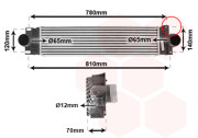 18014714 intercooler 2.0 TDCi 18014714 VAN WEZEL