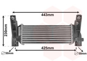 18014724 intercooler 1.8TDCi [338*127*73] 18014724 VAN WEZEL