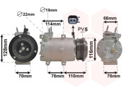 1801K711 kompresor klimatizace 1.6Ti 1801K711 VAN WEZEL