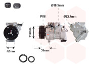 1801K730 kompresor klimatizace 2.0D, typ DENSO 7SBH17C, 1234yf 1801K730 VAN WEZEL