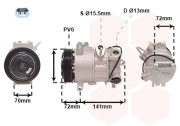 2101K001 VAN WEZEL 04/08- kompresor klimatizace 1.8i, 2.0i, 2.4i, 2.4 Turbo, 2.4 SRT4 2101K001 VAN WEZEL