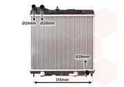 25002161 chladič 1.2i 8V (±AUT±AC), 1.4i 8V (±AUT±AC) [377*325*24] 25002161 VAN WEZEL