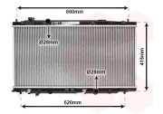 25002253 chladič 1.2i AC, 1.3i AC VAN WEZEL