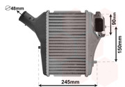 25004286 VAN WEZEL intercooler 1.6i DTEC 25004286 VAN WEZEL