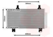 25005247 chladič klimatizace 2.0i 16V, 2.4i 16V [685*348*16] VAN WEZEL