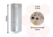 2500D103 sušič klimatizace 1.3i 8V (±AUT), 1.4i 16V (±AUT), 1.5i 16V (±AUT), 1.6i 16V (±AUT), 2.0i 16V (±AUT) 2500D103 VAN WEZEL