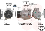 2500K232 kompresor klimatizace 2.0i 16V VAN WEZEL