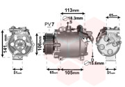 2500K263 kompresor klimatizace 2.4i 2500K263 VAN WEZEL