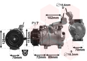 2500K270 kompresor klimatizace 2.2CTDi 2500K270 VAN WEZEL