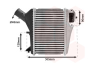 25014702 intercooler 1.4 D4D [175*268*64] 25014702 VAN WEZEL