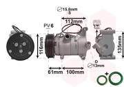 2701K700 kompresor klimatizace 1.3i, 1.5i 2701K700 VAN WEZEL