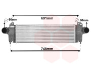 28004129 VAN WEZEL intercooler 3.0D (±A,±AC) 28004129 VAN WEZEL