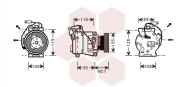 2800K064 kompresor klimatizace 2.8D, 2.8TD 2800K064 VAN WEZEL