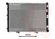 30002100 chladič 1.8i (+AUT +AC), 2.0i (+AUT +AC), 2.3i (+AUT ±AC) [575*450*33] 30002100 VAN WEZEL