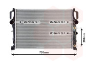 30002342 chladič 3.5i 24V (+AUT±AC) 2.2CDi (±AUT±AC), 2.2D (±AUT±AC) [640*455*24] 30002342 VAN WEZEL