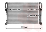 30002394 chladič E200 (±AUT+AC), E220 (±AUT+AC), E (CLS) 500 (vč. 4MATIC) (+AUT+AC), 270CDI (±AUT+AC) [640*470*34] 30002394 VAN WEZEL