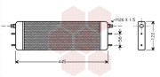 30003139 chladič oleje 3.2i - 6.0i [390*123*30] 30003139 VAN WEZEL