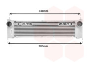 30004371 intercooler 2.2CDi 110kW (±AUT±AC) [632*158*50] 30004371 VAN WEZEL