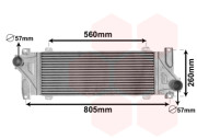 30004448 intercooler pro všechny pohoné jednotky (±AUT±AC) [630*230*50] 30004448 VAN WEZEL