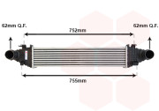 30004556 intercooler C250CGi [625*130*60] 30004556 VAN WEZEL