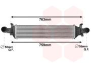 30004658 intercooler 1.6i, 2.0i, 1.5D, 1.8D, 2.2D (motory Euro 5) 30004658 VAN WEZEL