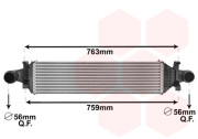 30004659 intercooler 1.6i, 2.0i, 1.5D, 1.8D, 2.2D (motory Euro 6) 30004659 VAN WEZEL