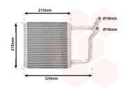 30006451 radiátor topení (±AUT+AC) [209*180*26] 30006451 VAN WEZEL