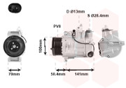 3000K431 kompresor klimatizace ML 280CDI, ML 320CDI, ML 420CDI VAN WEZEL