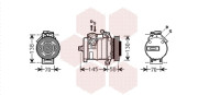 3000K494 kompresor klimatizace 3.5i 3000K494 VAN WEZEL