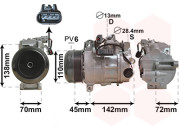 3000K683 kompresor klimatizace 180CGi, 200CGi, 250CGi 3000K683 VAN WEZEL