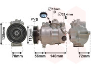 3000K704 kompresor klimatizace 1.8CDi 3000K704 VAN WEZEL