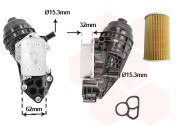 30013723 chladič oleje s pouzdrem olejového filtru 30013723 VAN WEZEL