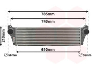 30014701 intercooler 2.0 CDI, 2.2 CDI, 3.0 CDI, 110 CDI, 113 CDI, 116 CDI, 120 CDI, 122 CDI [610*178*66] 30014701 VAN WEZEL