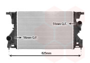 30014709 intercooler A160, A180, A200, A220, A250 30014709 VAN WEZEL