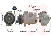 3001K705 kompresor klimatizace 1.5CDi 3001K705 VAN WEZEL