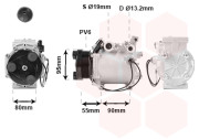 3200K242 kompresor klimatizace 2.4i (±A)  3200K242 VAN WEZEL